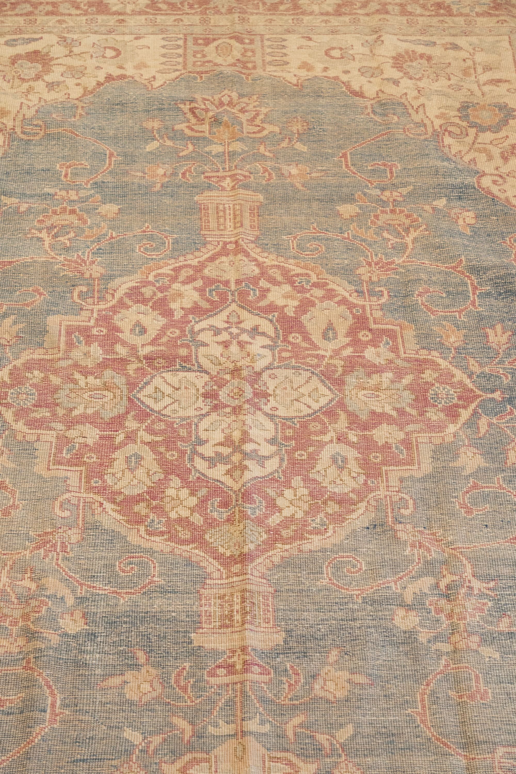 Vintage Turkish Oushak 10'2" x 6'7" VINTAGE - rug Rug & Weave Rugs