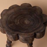Scallop Stool with Bobbin Legs