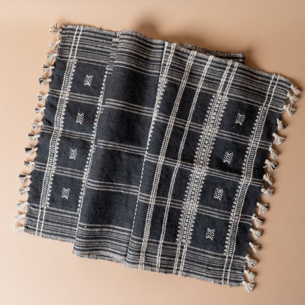 Midnight Bhujodi Table Runner table runner Indaba