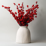 Faux Red Berry Spray