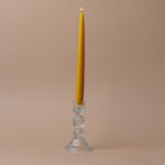 Reeded Glass Candle Holder candle holder Indaba Clear Glass