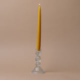 Reeded Glass Candle Holder candle holder Indaba Clear Glass