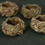 Braided Seagrass Napkin Ring Set - Rug & Weave