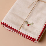 Embroidered Holiday Napkin Set