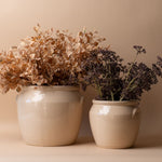 Small Glazed Confit Crock vase Luxe B Co (Faire)