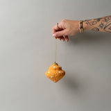 Handmade Paper Mache Ornament - Layered Shape CHRISTMAS 2025 Creative Co-op (DYA) Orange Dot