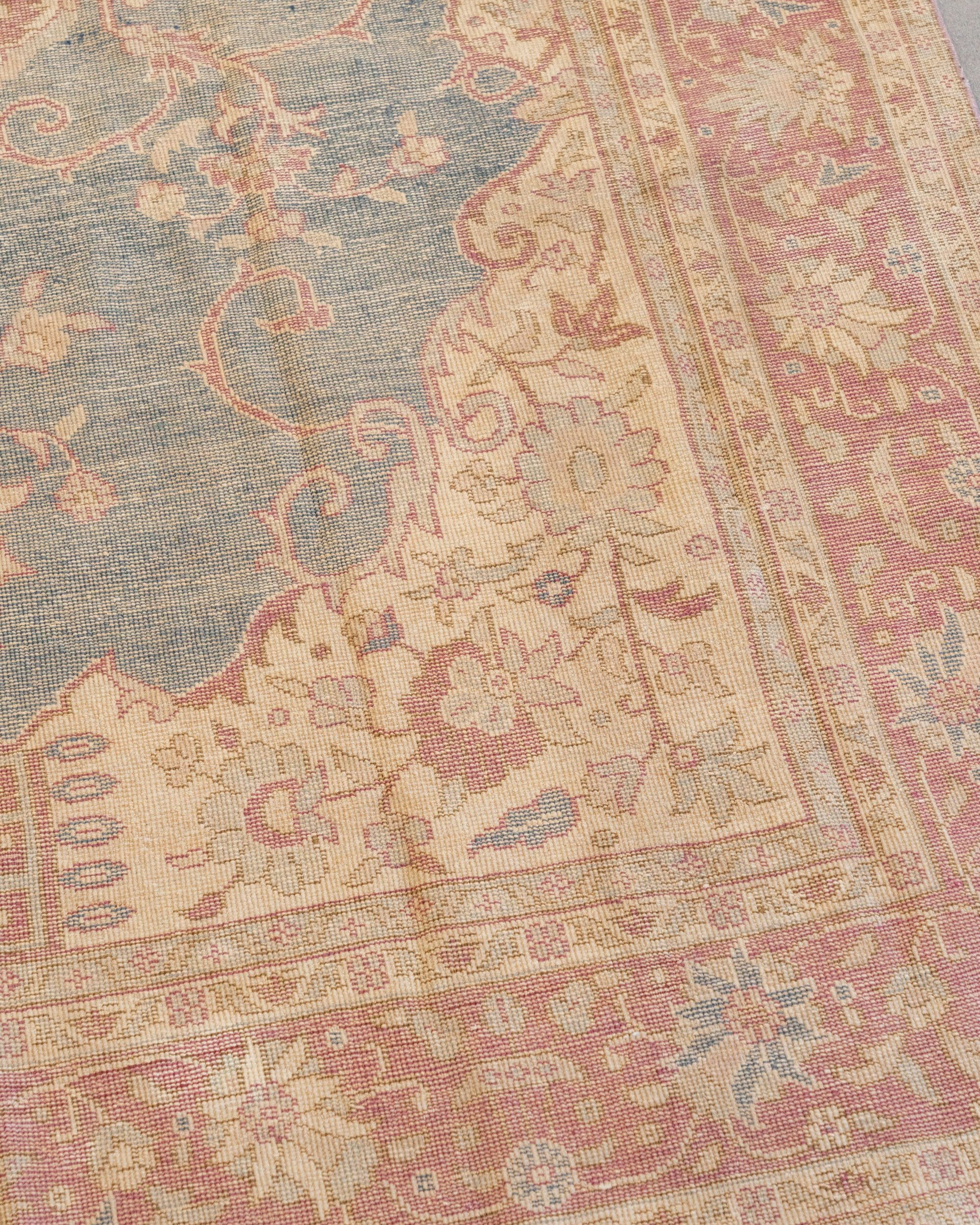 Vintage Turkish Oushak 10'2" x 6'7" VINTAGE - rug Rug & Weave Rugs