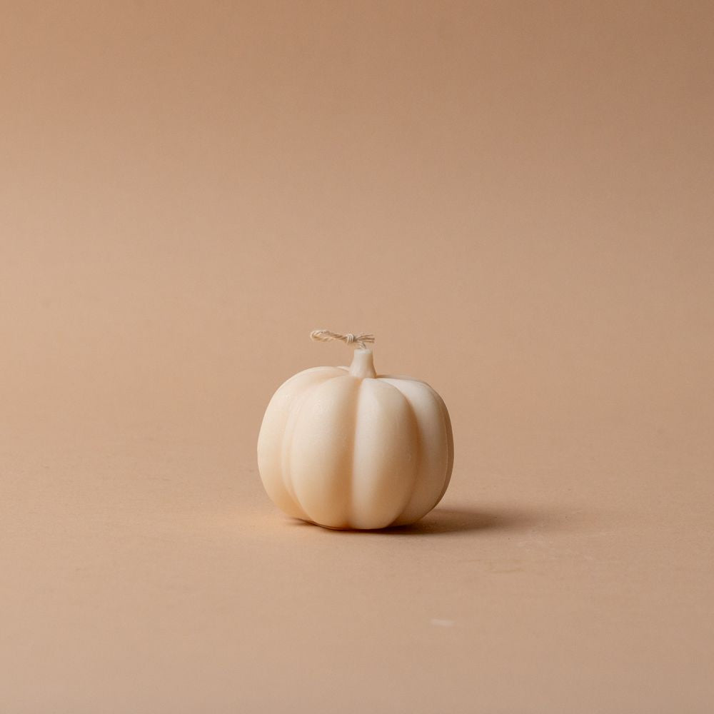 Pumpkin Soy Wax Candle candle Estelle (Faire) White