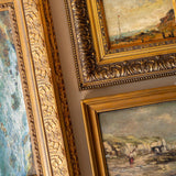 "Washed Ashore" Framed Vintage Painting - Rug & Weave