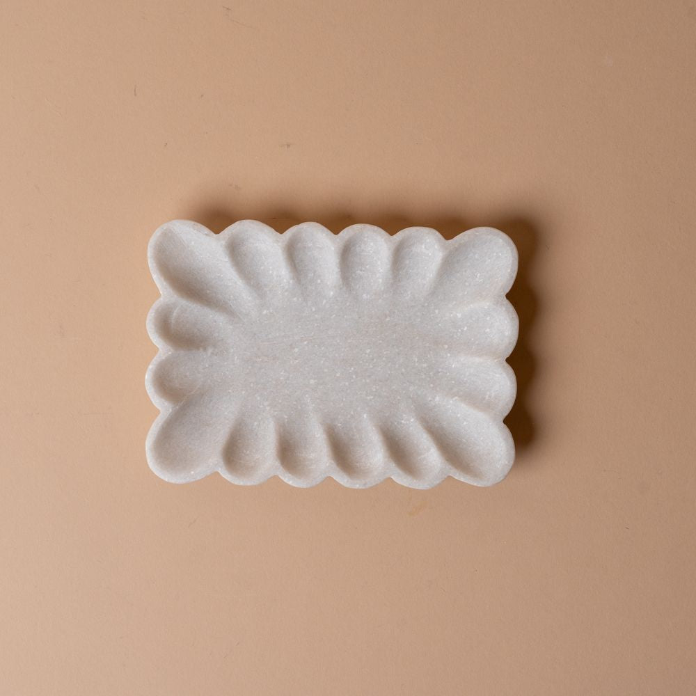 Marble Scallop Edge Dish dish Indaba