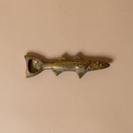 Brass Finish Fish Bottle Opener - Rug & Weave