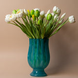 Fluted Pedestal Vase vase Verdant Garden & Home (Faire)