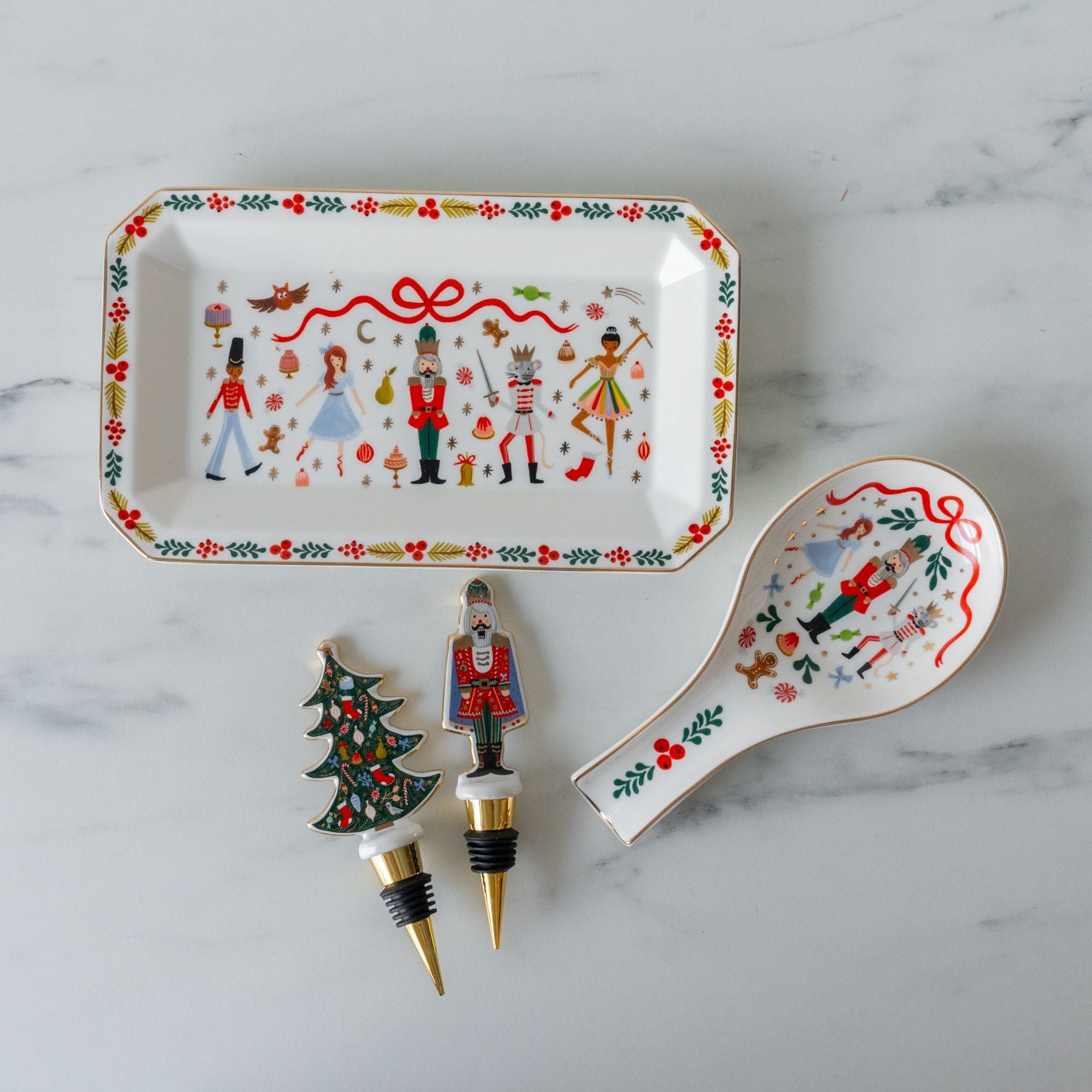 Nutcracker Print Spoon Rest - Rug & Weave