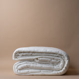 White Quilted Muslin Bedding blanket Brunelli (ShopZio)