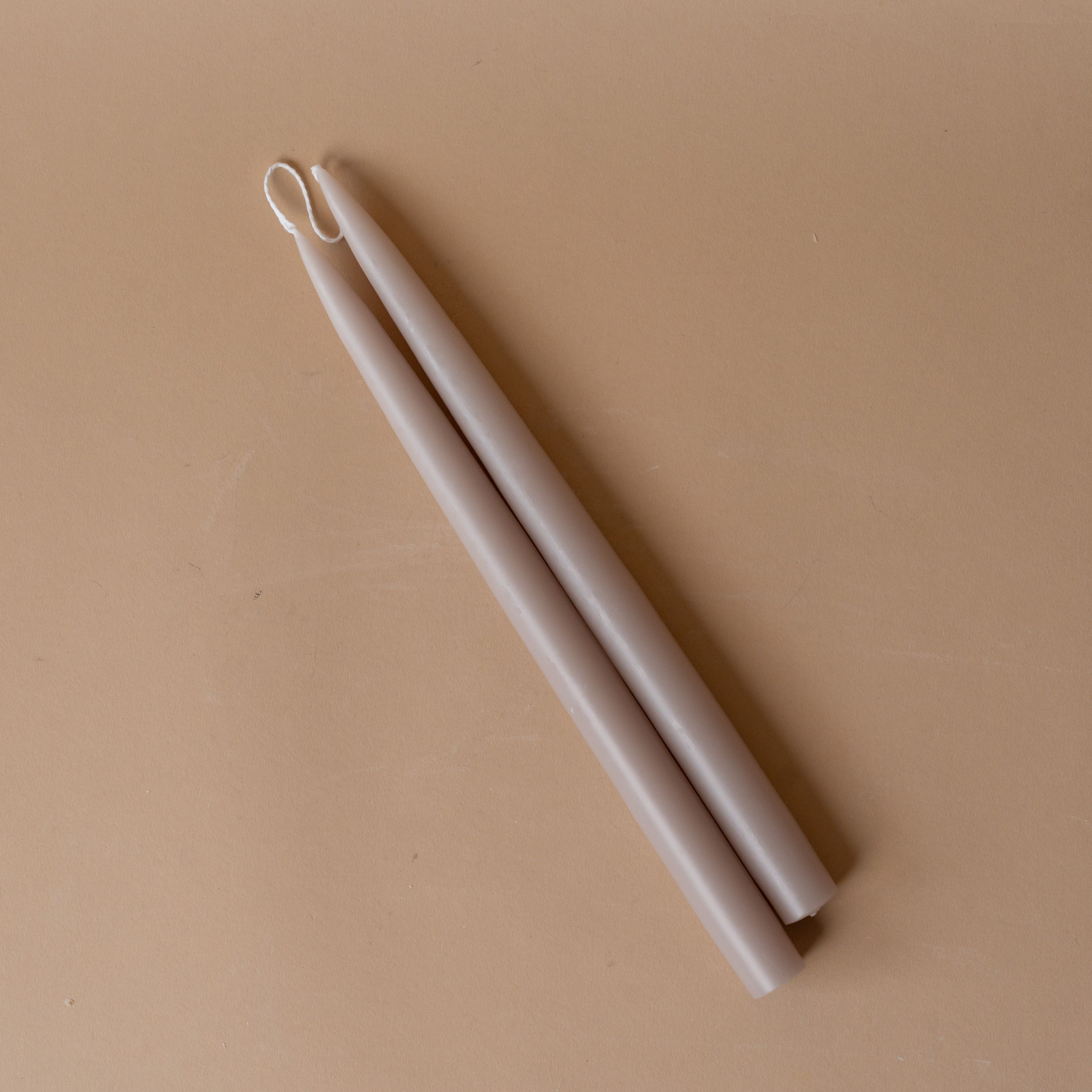 Classic 12" Taper Candles candle set Old Country Design (ShopZio) Flax