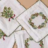 Holiday Greenery Napkin Set