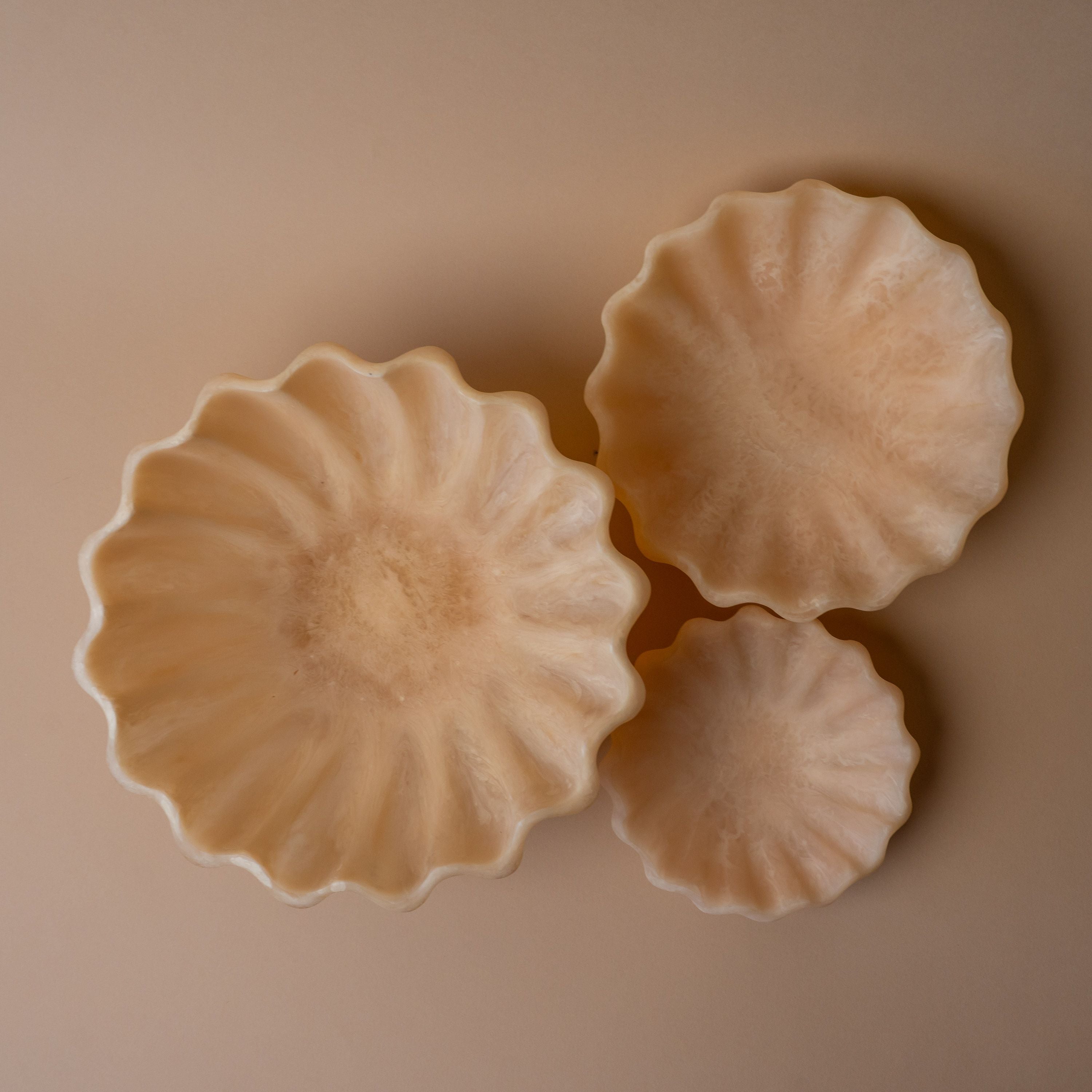 Opalescent Resin Scallop Bowl bowl Indaba