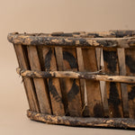 Antique Wood Basket - Rug & Weave