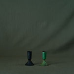 Forged Iron Candlestick Holder - Verdigris Green - Rug & Weave