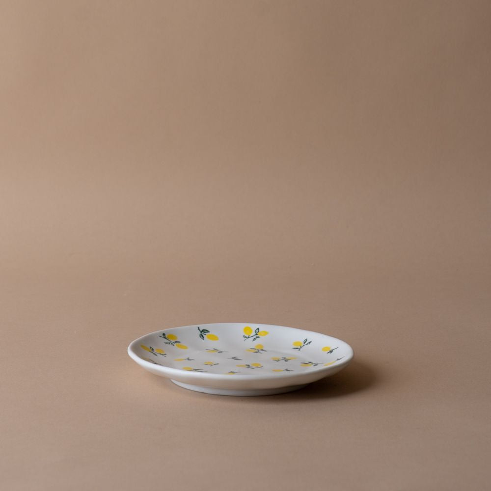 Tiny Lemons Appetizer Plate - Rug & Weave