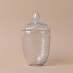 Hand Blown Glass Jar with Lid glass jar Creative Co-op (DYA) Tall