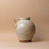 Textured Terracotta Vase with Handle