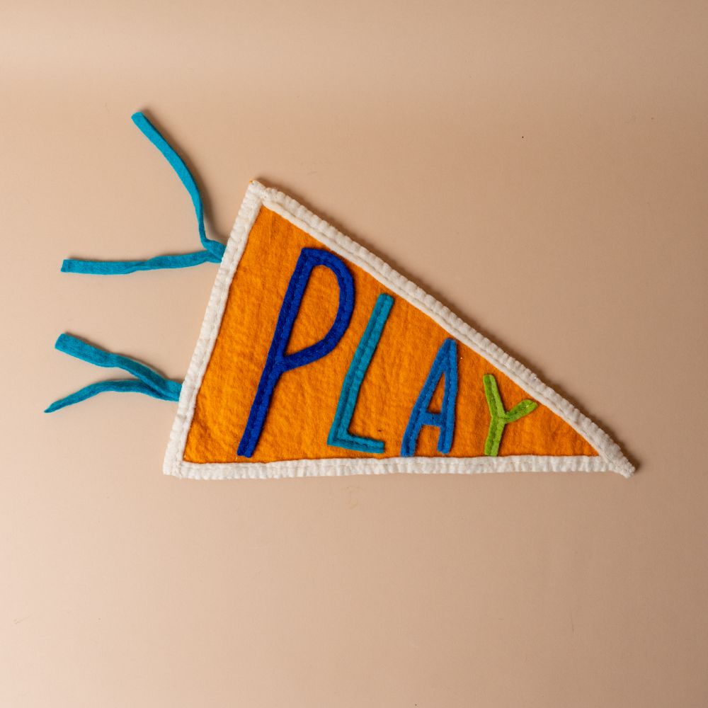 Felt Pennant Flag FINNBIRD - wall hanging Global Goods Partners (Faire) Play