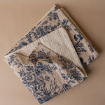Toile Pattern Kantha Throw Blanket blanket Creative Co-op (DYA)