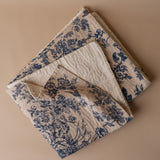 Toile Pattern Kantha Throw Blanket blanket Creative Co-op (DYA)