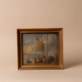 "Voyage No. 1" Framed Vintage Painting