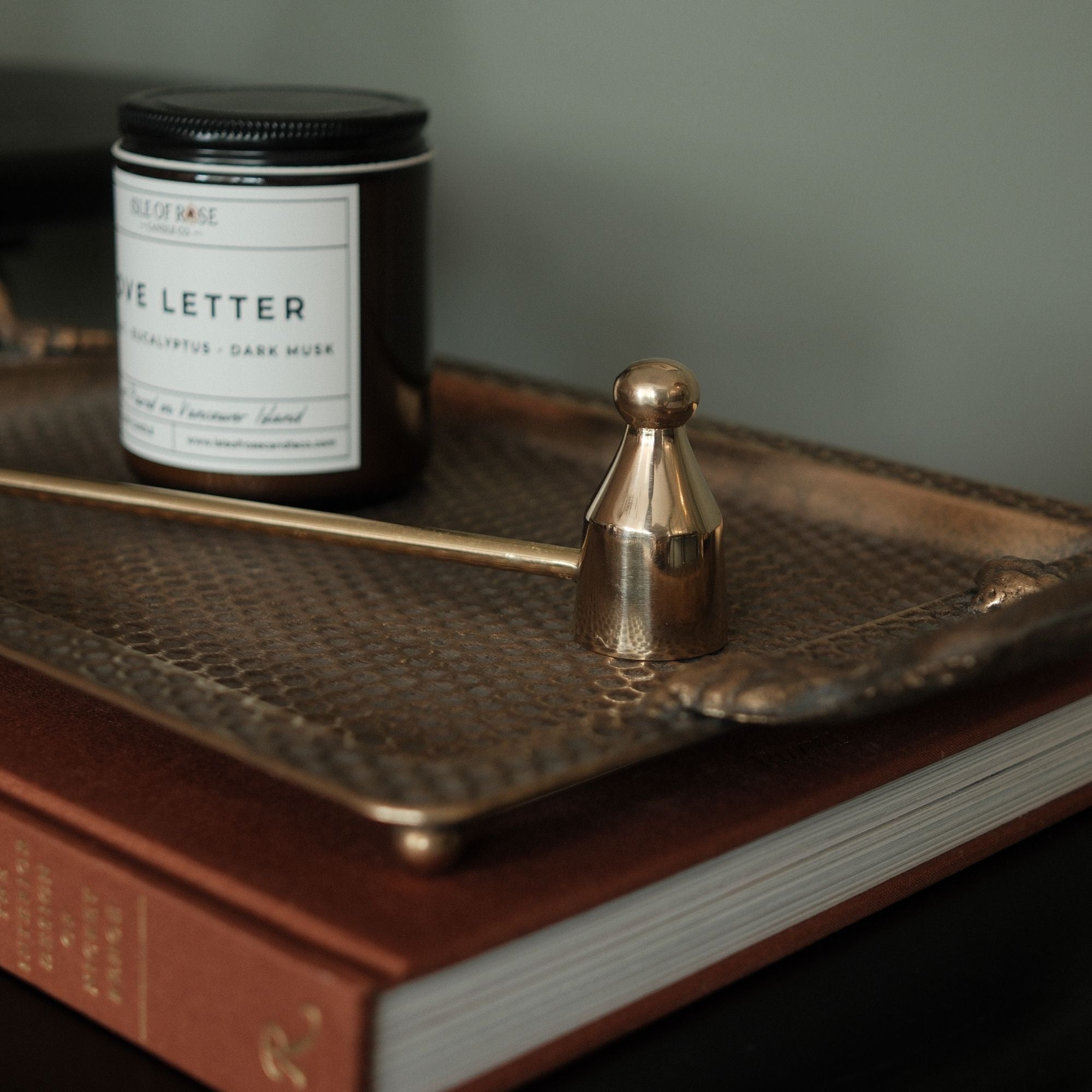 Gold Plated Candle Snuffer candle snuffer Luxe B Co (Faire)