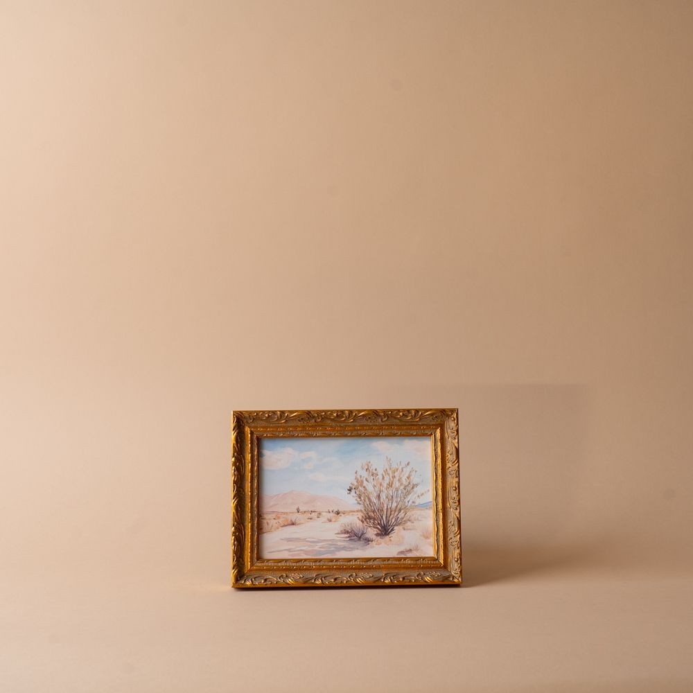 "Muted Desert" Framed Vintage Art Print ARTWORK - print Luxe B Co (Faire)