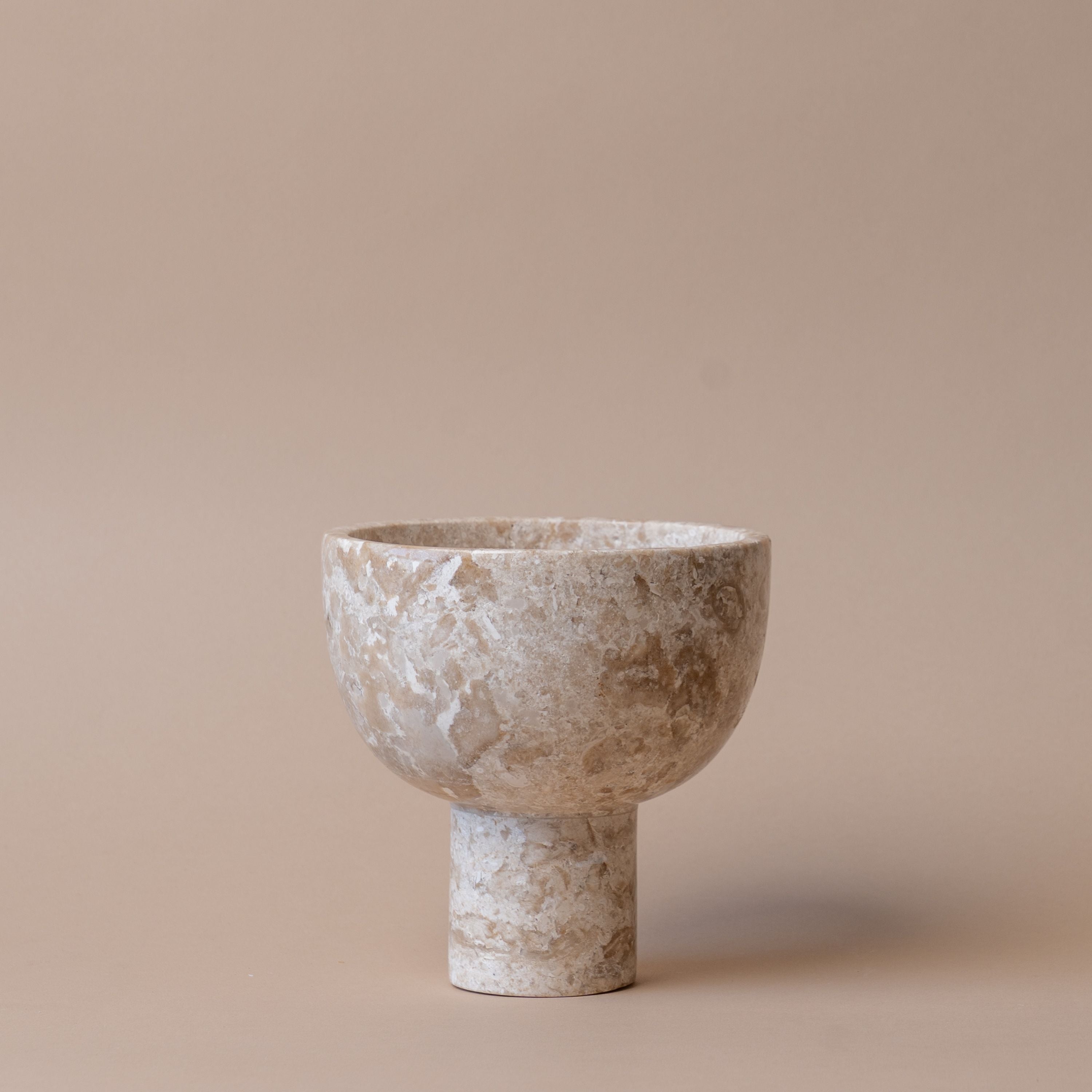 Marble Pedestal Bowl bowl A&B Home Group Inc. (Faire)