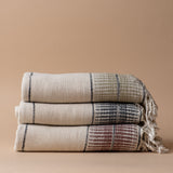 Multi Stripe Bath Towel with Twisted Tassels bath towel Pokoloko
