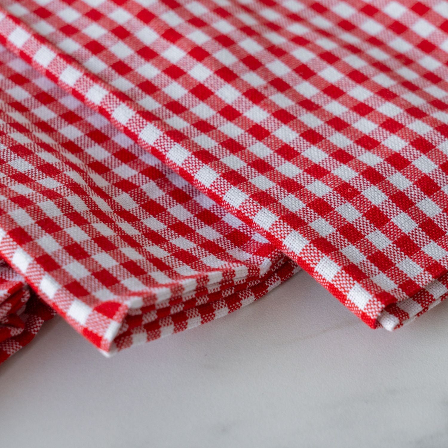 Red Gingham Napkin Set - Rug & Weave