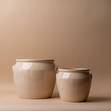 Small Glazed Confit Crock vase Luxe B Co (Faire)