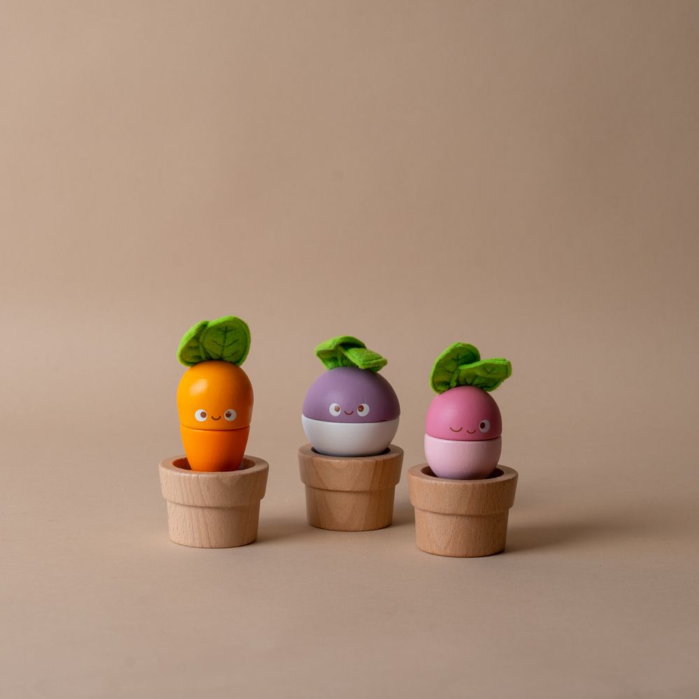 Wooden Stacking Vegetables - Rug & Weave