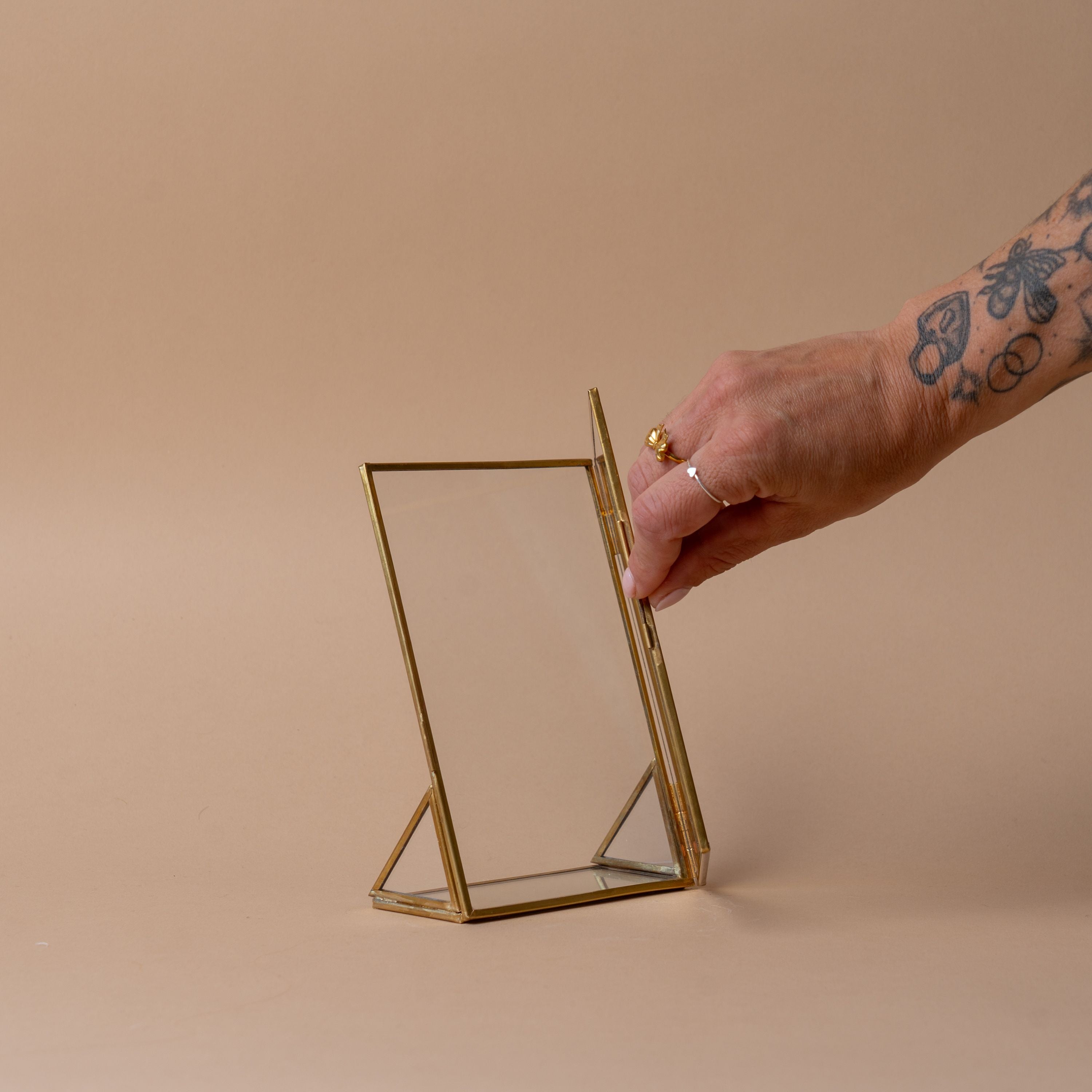 Brass & Glass Frame picture frame Abbott Collection