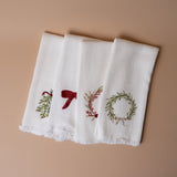 Holiday Waffle Hand Towel