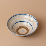 Vintage Blue Floral Bowl 0-VINTAGE-pot Hauer Market