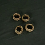 Braided Seagrass Napkin Ring Set - Rug & Weave