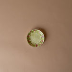 Hand-Painted Porcelain Dish - Floral Edge plate Cristina Cisneros (Faire)