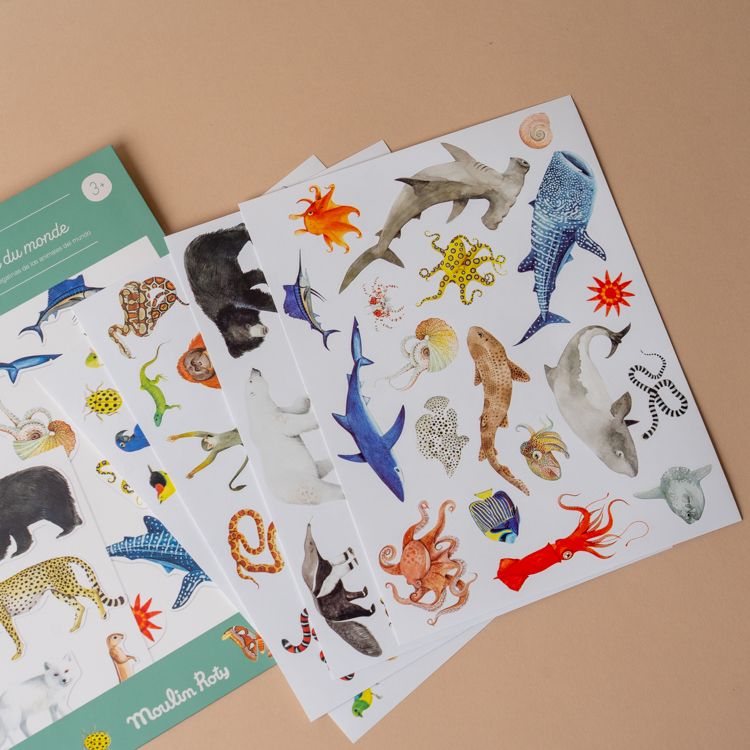 Animals of The World Sticker Pack FINNBIRD - sticker set FIRE THE IMAGINATION