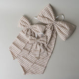 Sand Stripe Bow