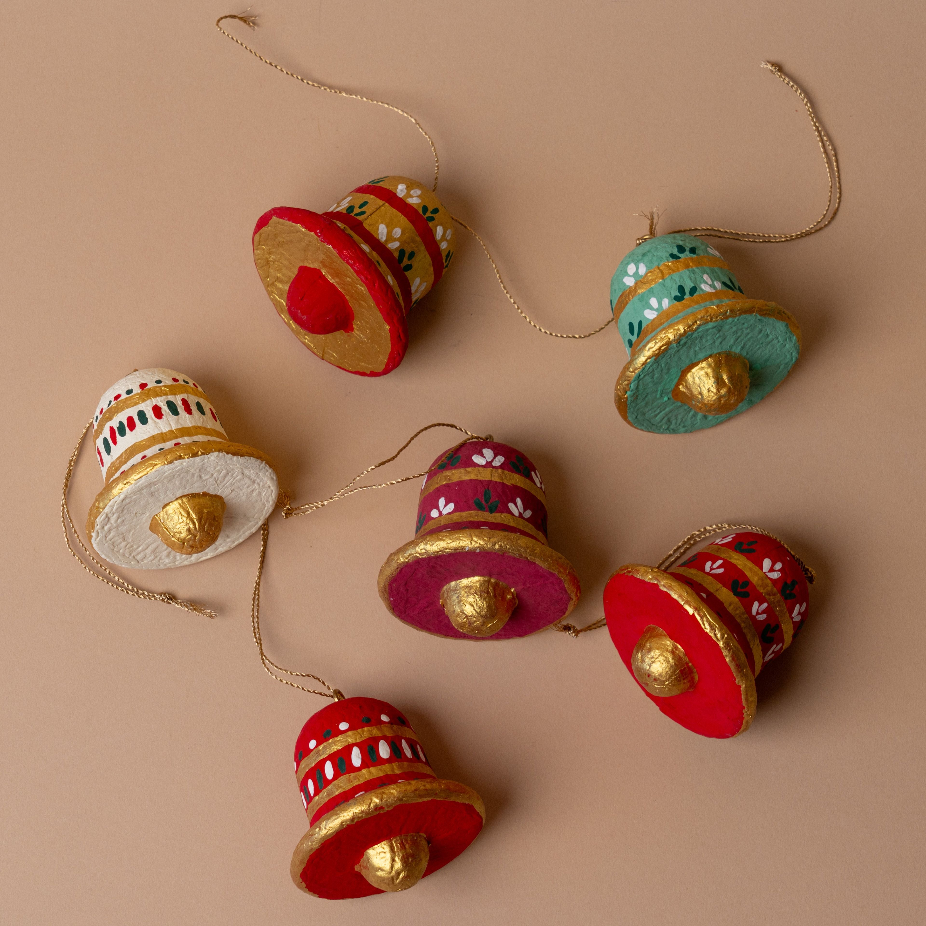 Handmade Paper Mache Bell