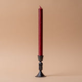 Hammered Cast Iron Candle Holder