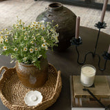 Hand-Forged Iron Floral Candelabra candle holder The Floral Society (Aesthetic Movement)