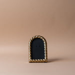Brushed Brass Arched Frame picture frame Luxe B Co (Faire)