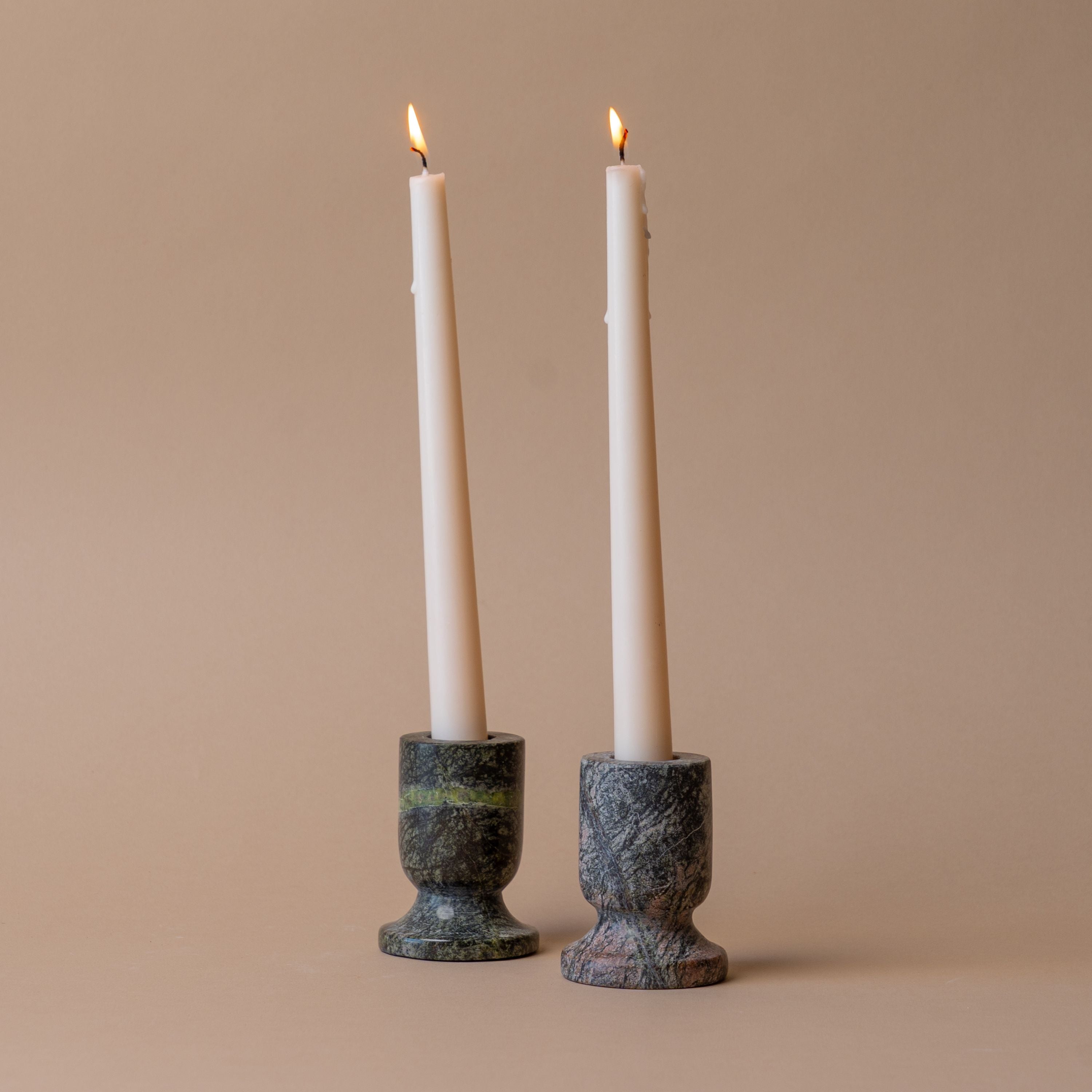 Emerald Marble Candle Holder candle holder Luxe B Co (Faire)