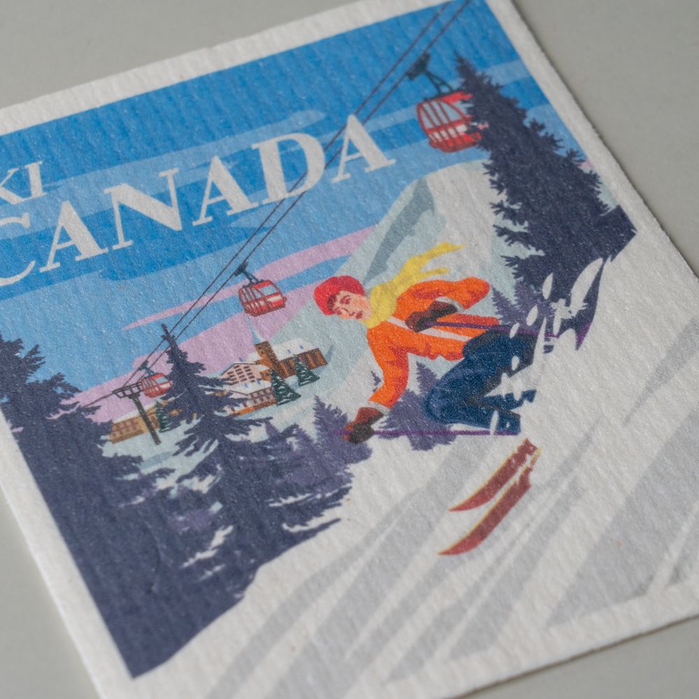 Ski Canada Sponge Cloth CHRISTMAS 2025 Abbott Collection